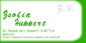 zsofia huppert business card